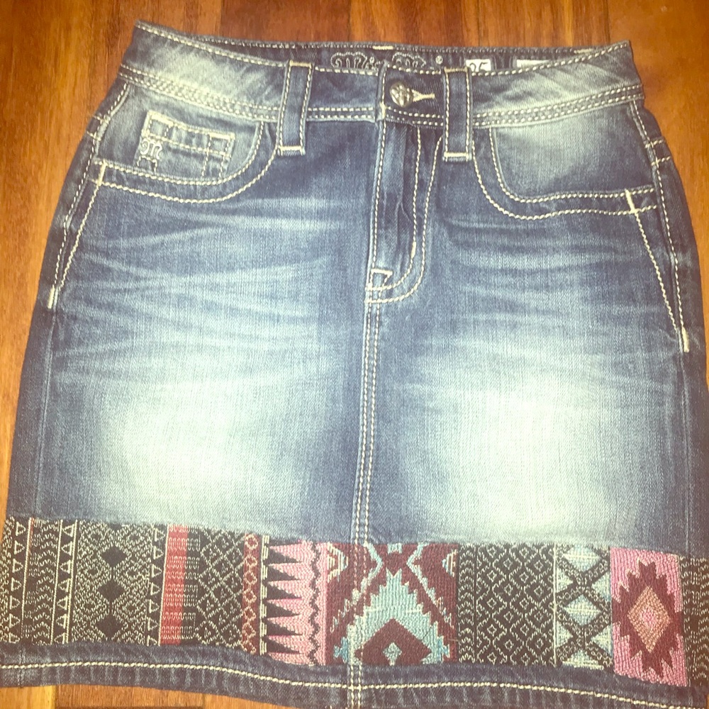 Miss Me size 25 xs high waist jean skirt pencil